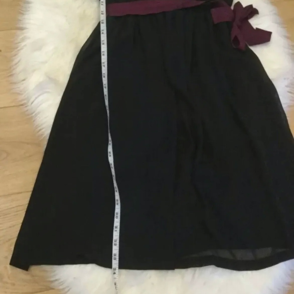 American Eagle Empire Waist Black Dress Juniors Size 6 - Picture 8 of 10